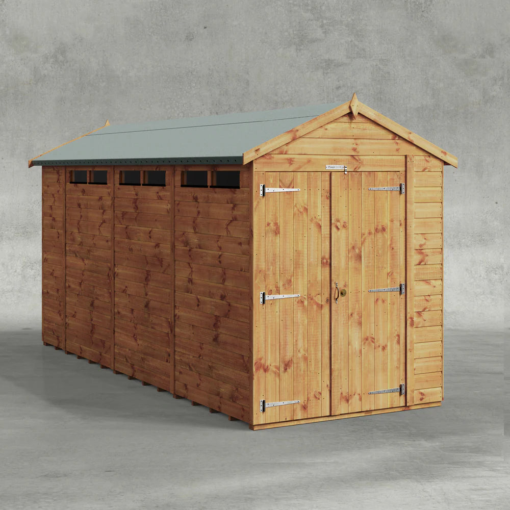 Power Security Apex Shed