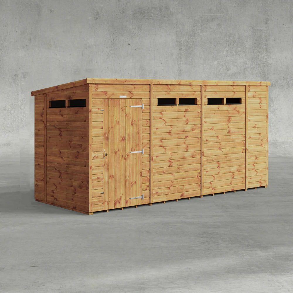 Power Security Pent Shed