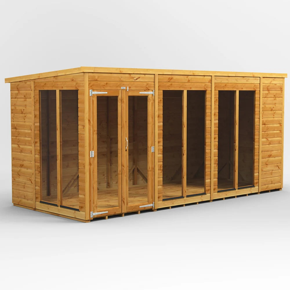 Power Pent Summerhouse Shed
