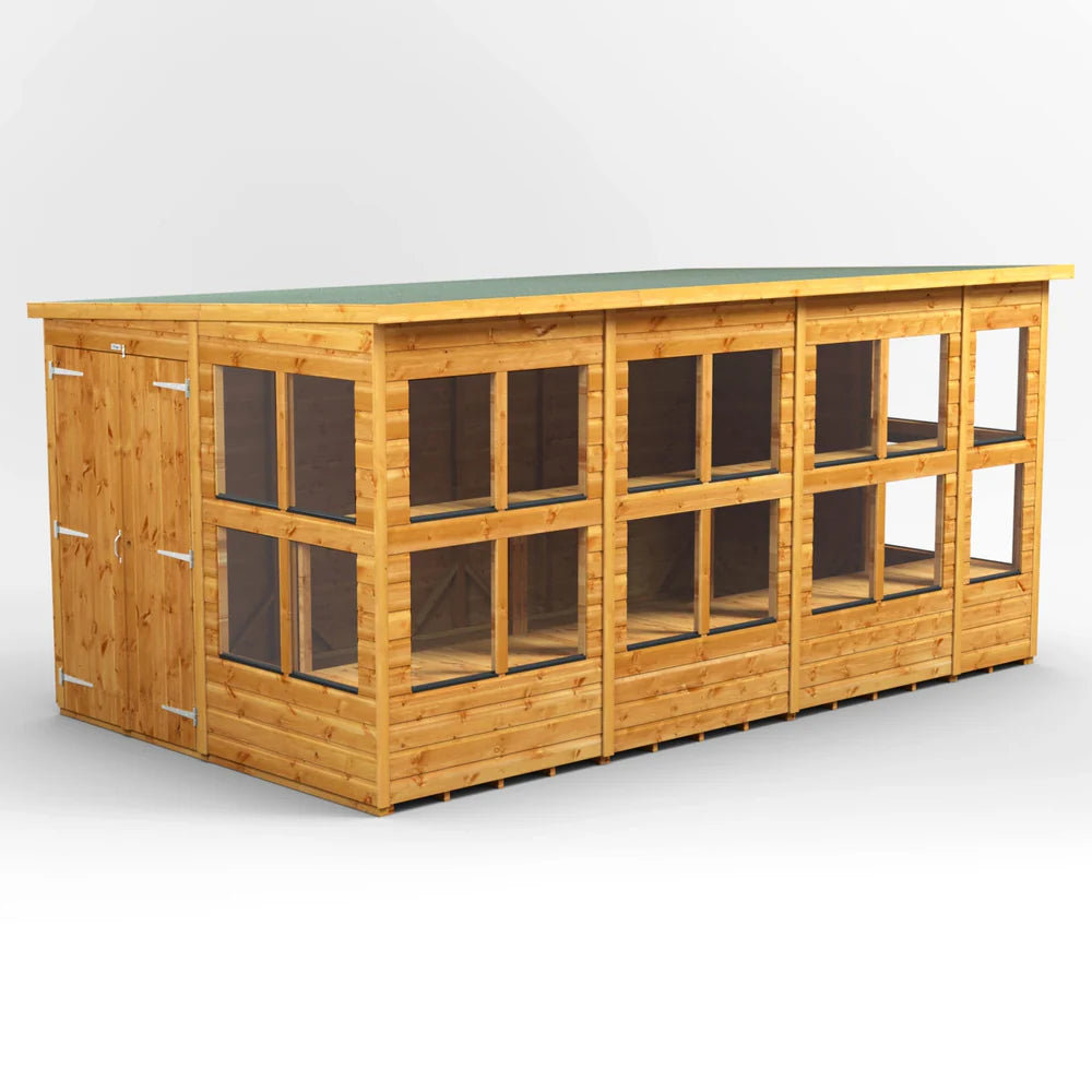 Power Pent Potting Shed