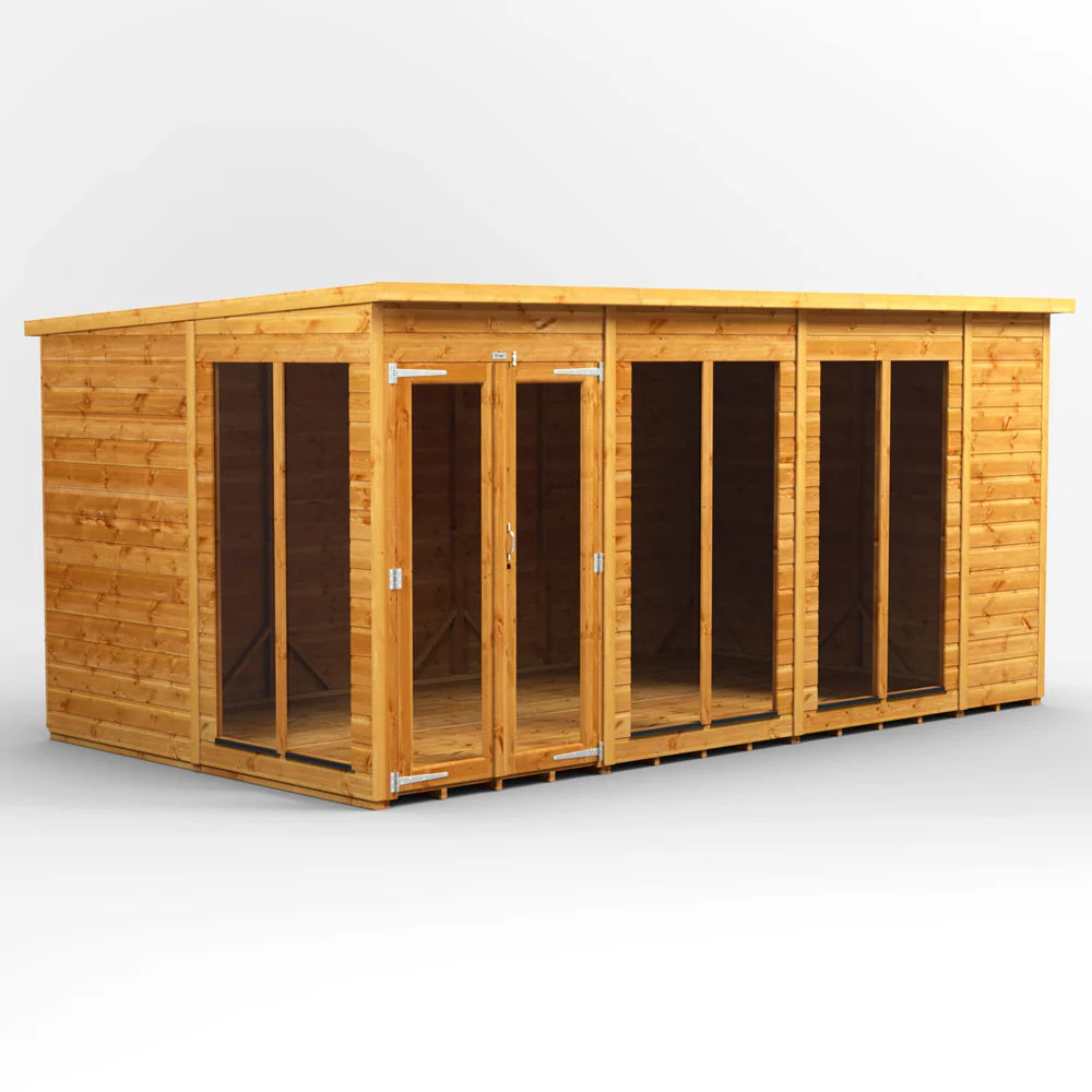 Power Pent Summerhouse Shed