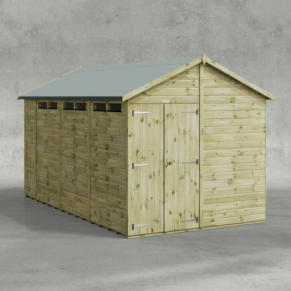 Premium Security Apex Shed for Sale in  Ireland