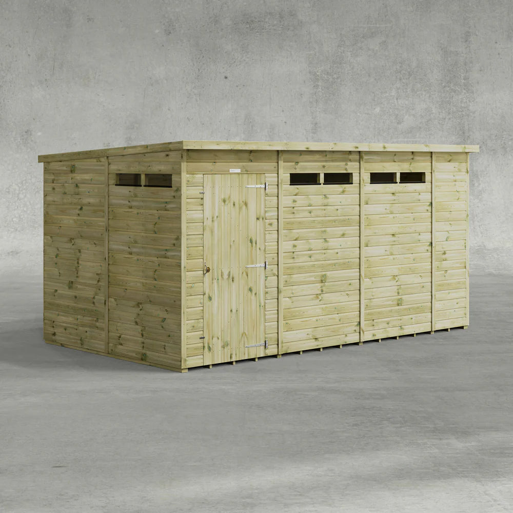 Premium Security Pent Shed for Sale in  Ireland