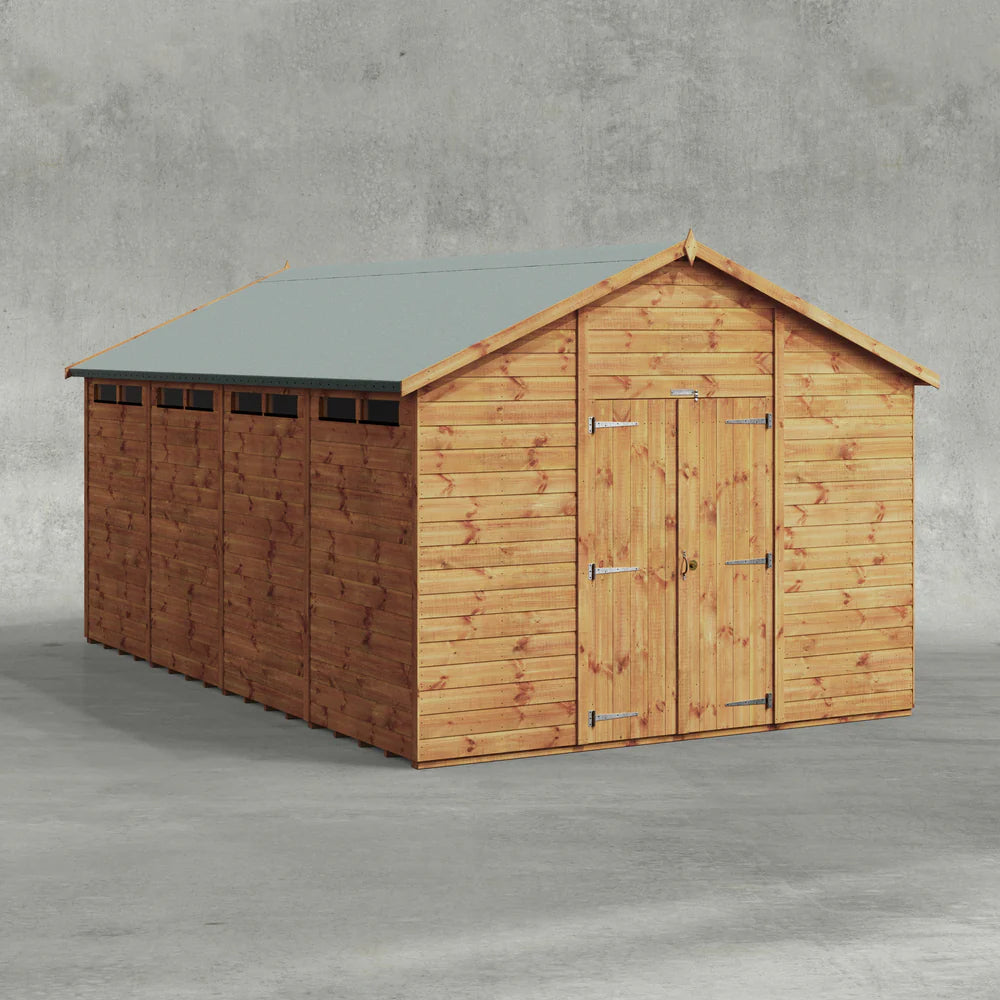 Power Security Apex Shed