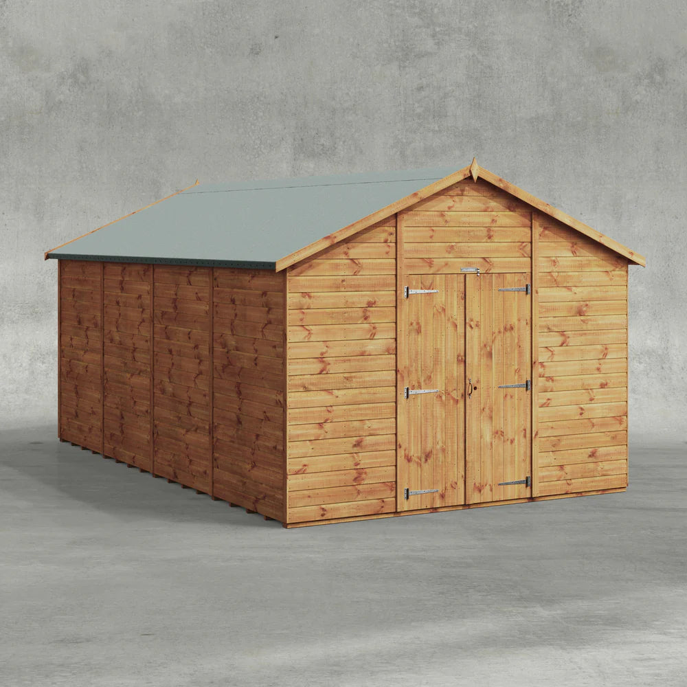 Power Shiplap Apex Shed