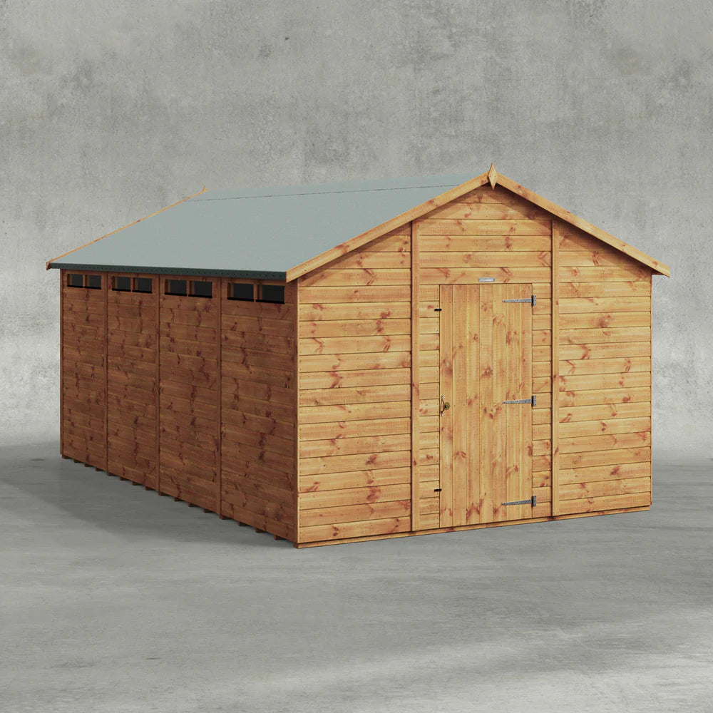 Power Security Apex Shed