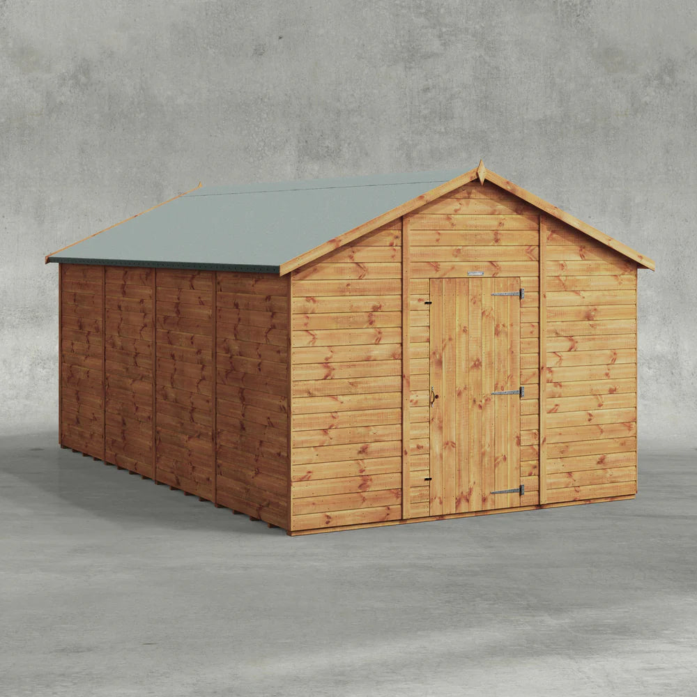 Power Shiplap Apex Shed