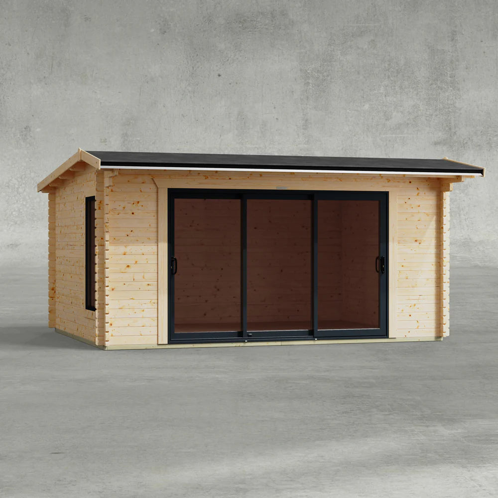 Apex Aluminium Log Cabin - 44mm