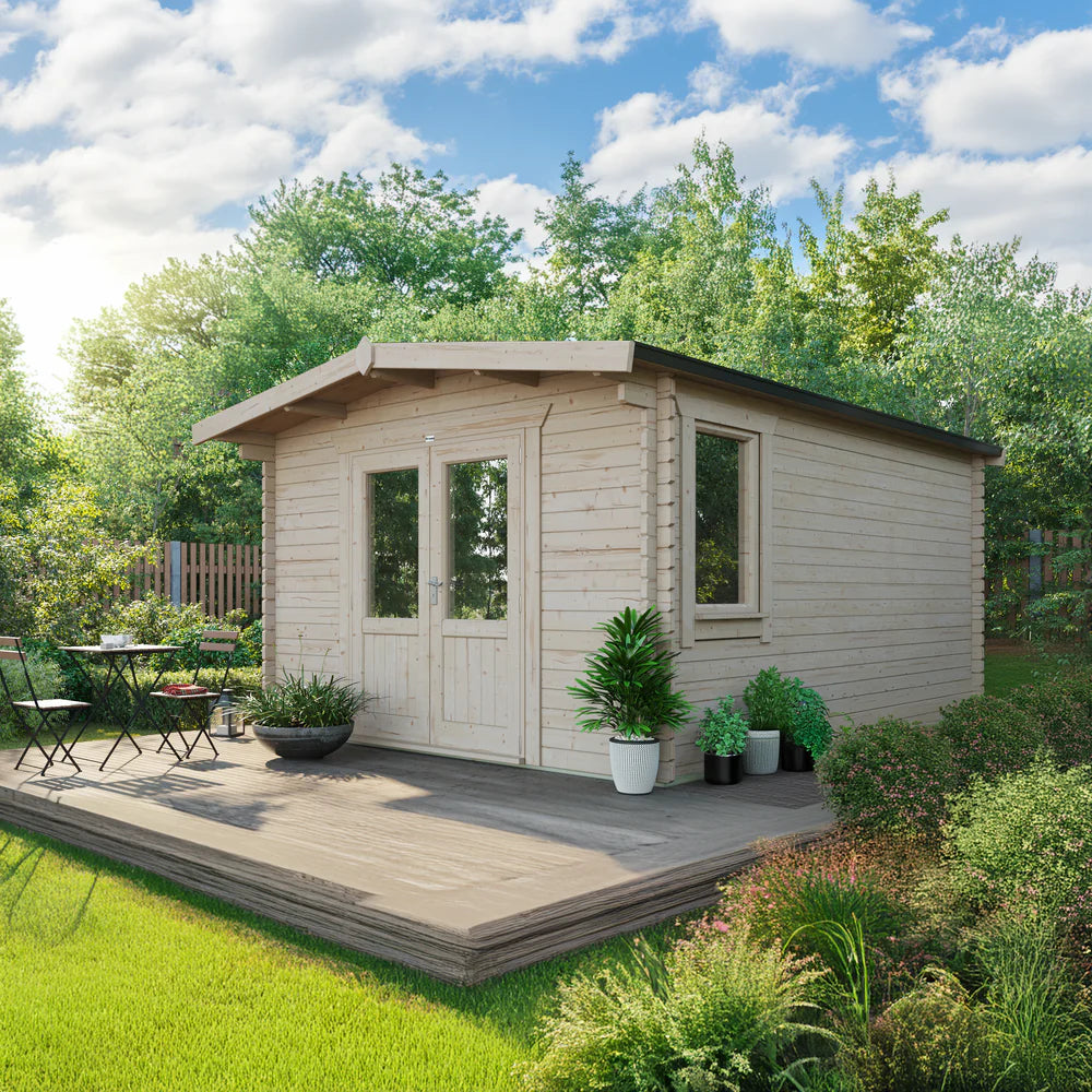 Power Chalet Classic Log Cabin - 44mm