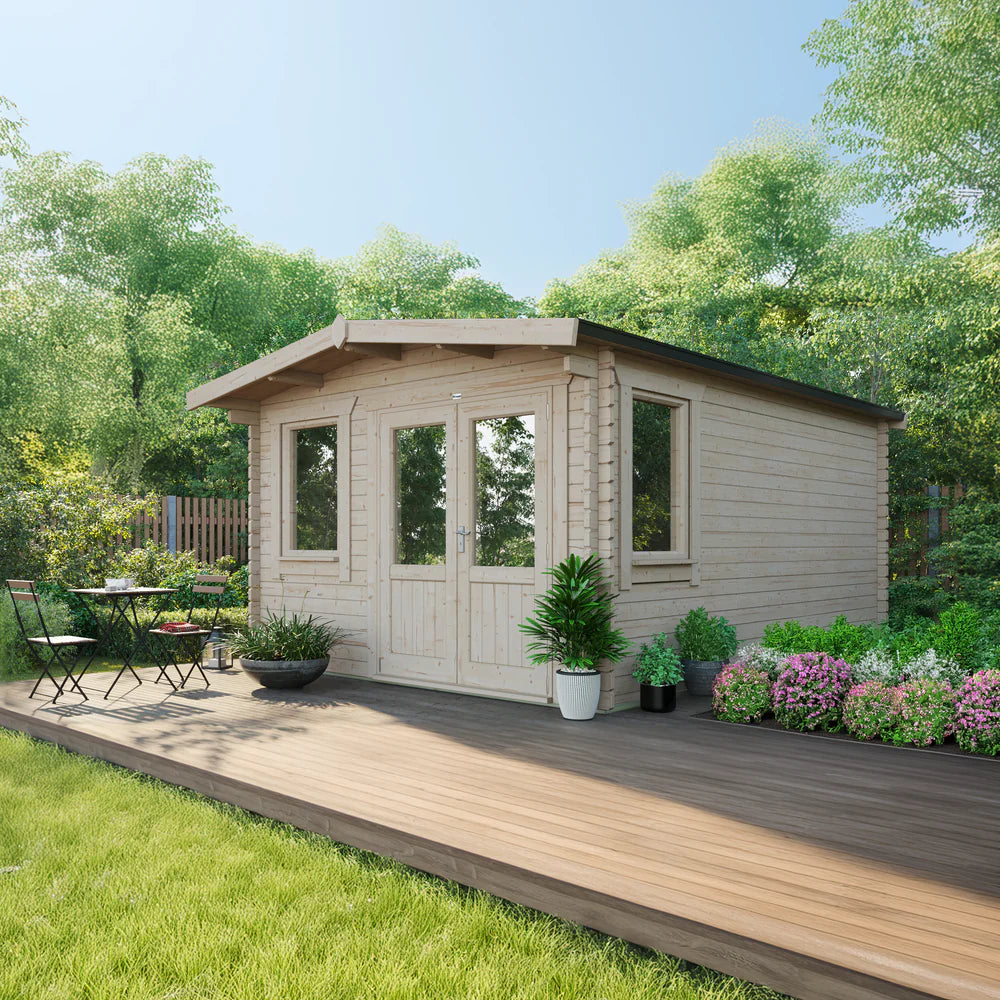 Power Chalet Classic Log Cabin - 44mm