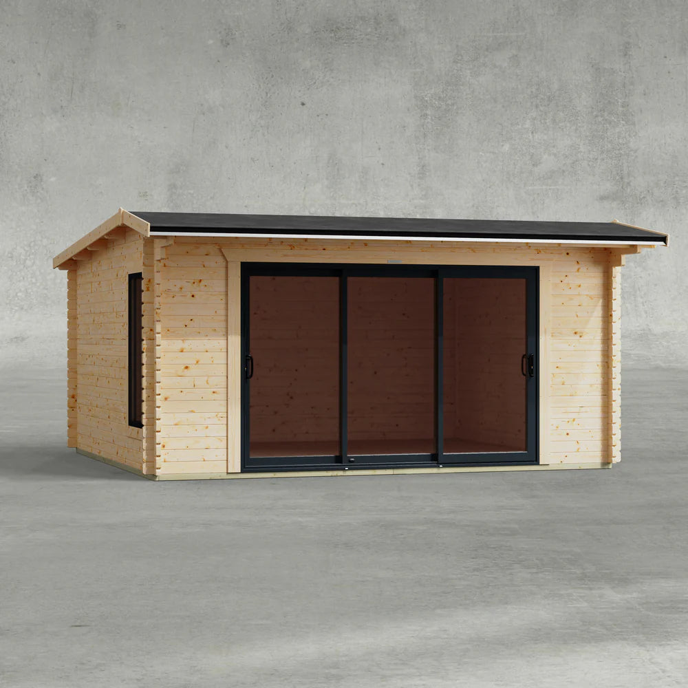 Apex Aluminium Log Cabin - 44mm