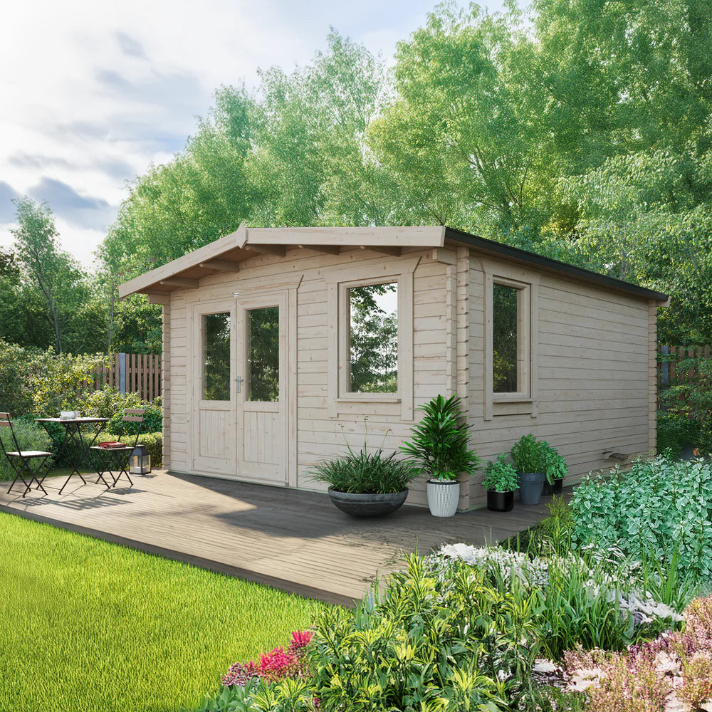 Power Chalet Classic Log Cabin - 44mm