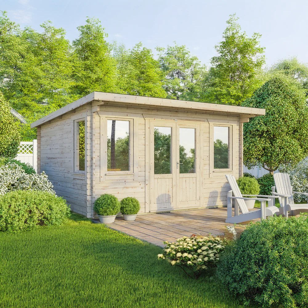 Power Pent Classic Log Cabin - 44mm