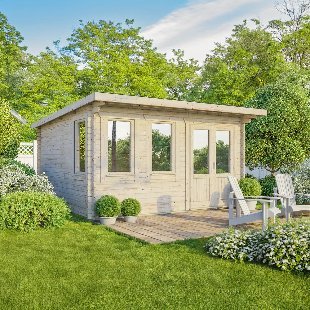 Power Pent Classic Log Cabin - 44mm