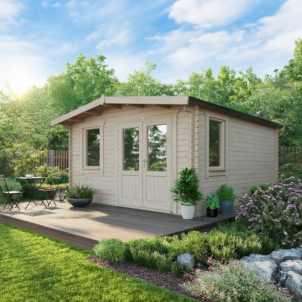 Power Chalet Classic Log Cabin - 44mm