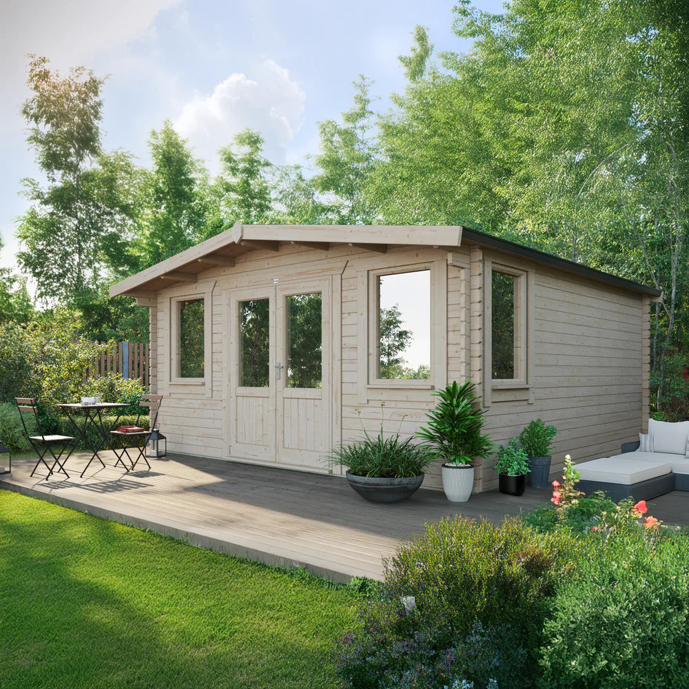 Power Chalet Classic Log Cabin - 44mm