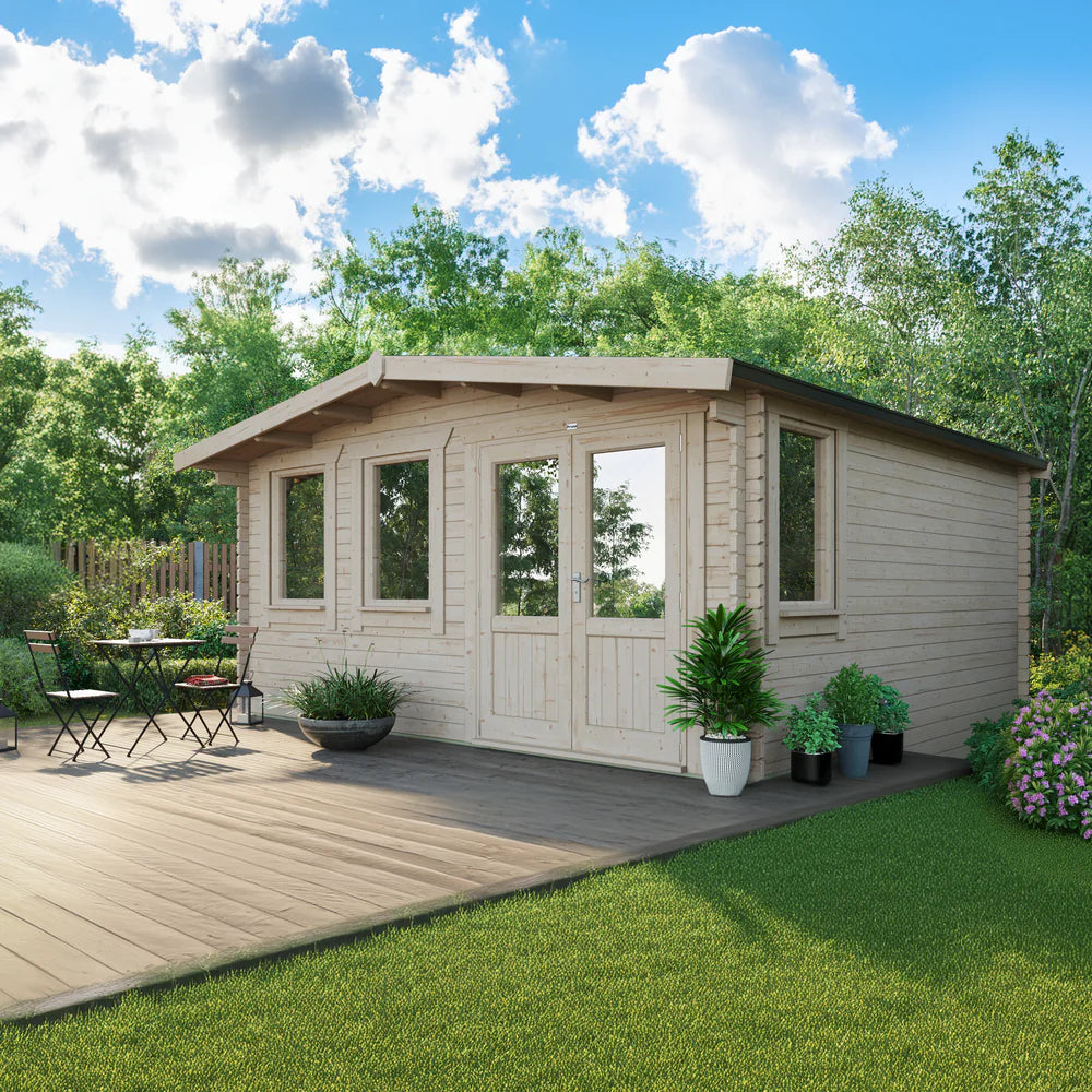 Power Chalet Classic Log Cabin - 44mm