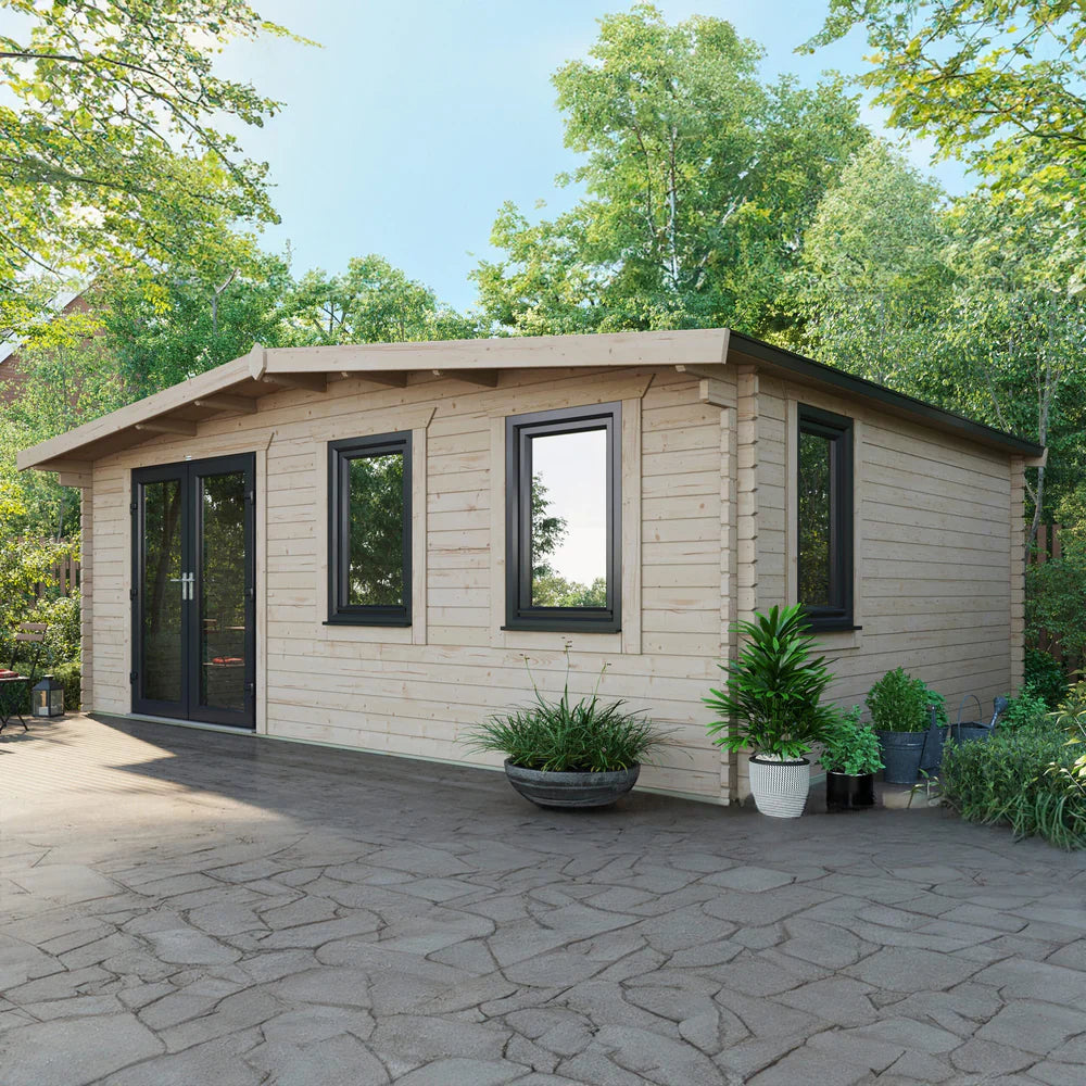 Power Chalet Log Cabin - 44mm