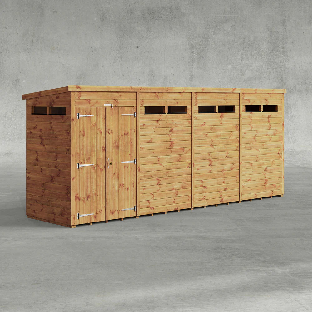 Power Security Pent Shed