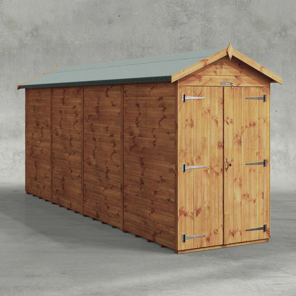 Power Shiplap Apex Shed