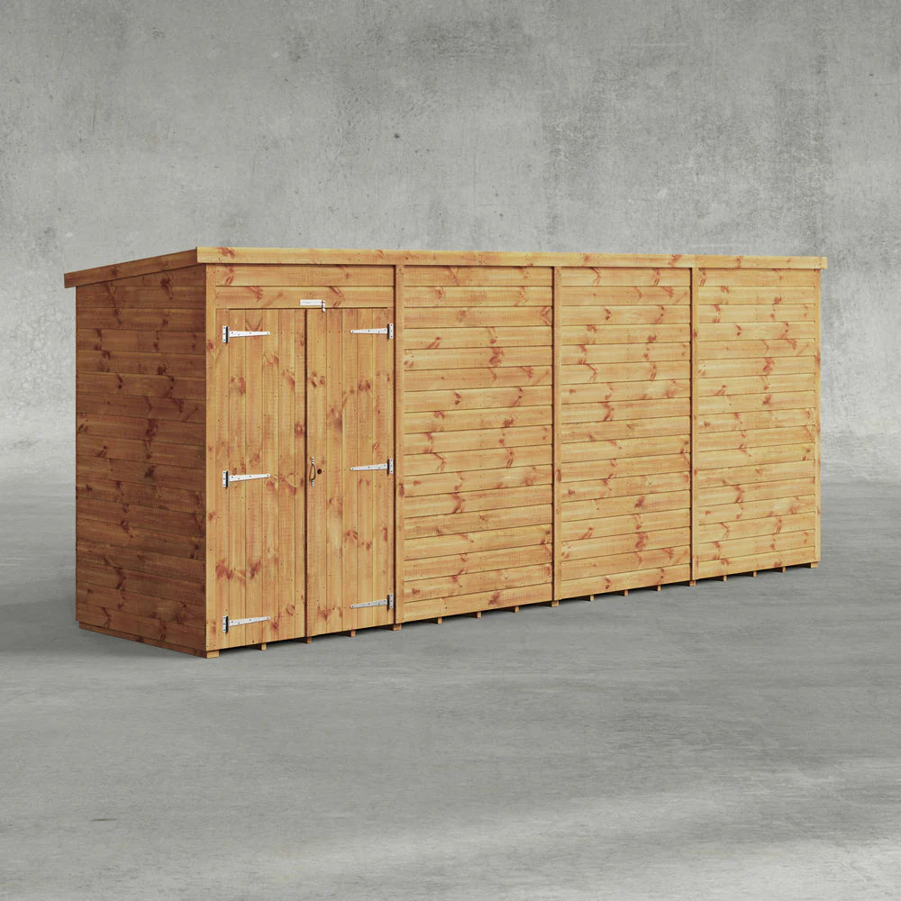 Power Shiplap Pent Sheds