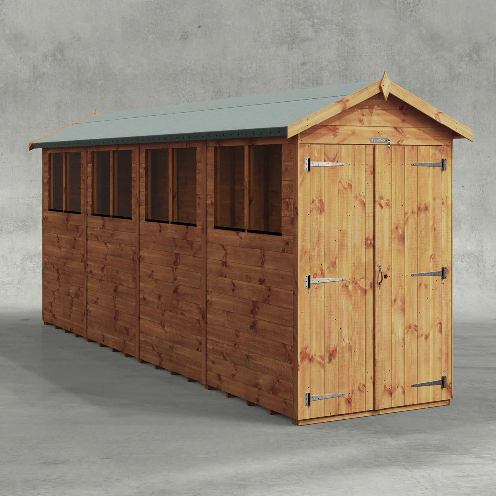 Power Shiplap Apex Shed