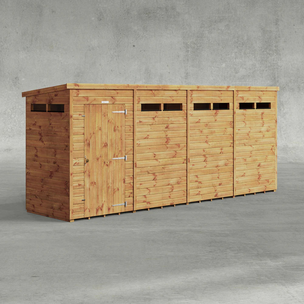 Power Security Pent Shed