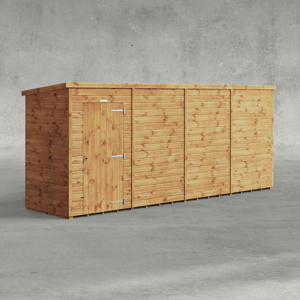 Power Shiplap Pent Sheds