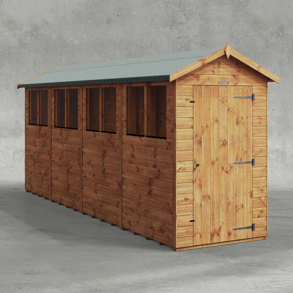 Power Shiplap Apex Shed