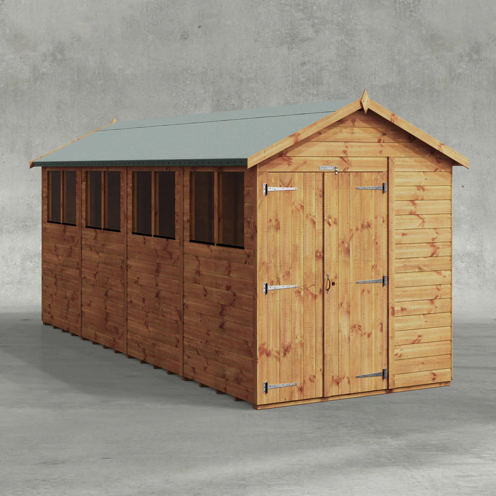 Power Shiplap Apex Shed