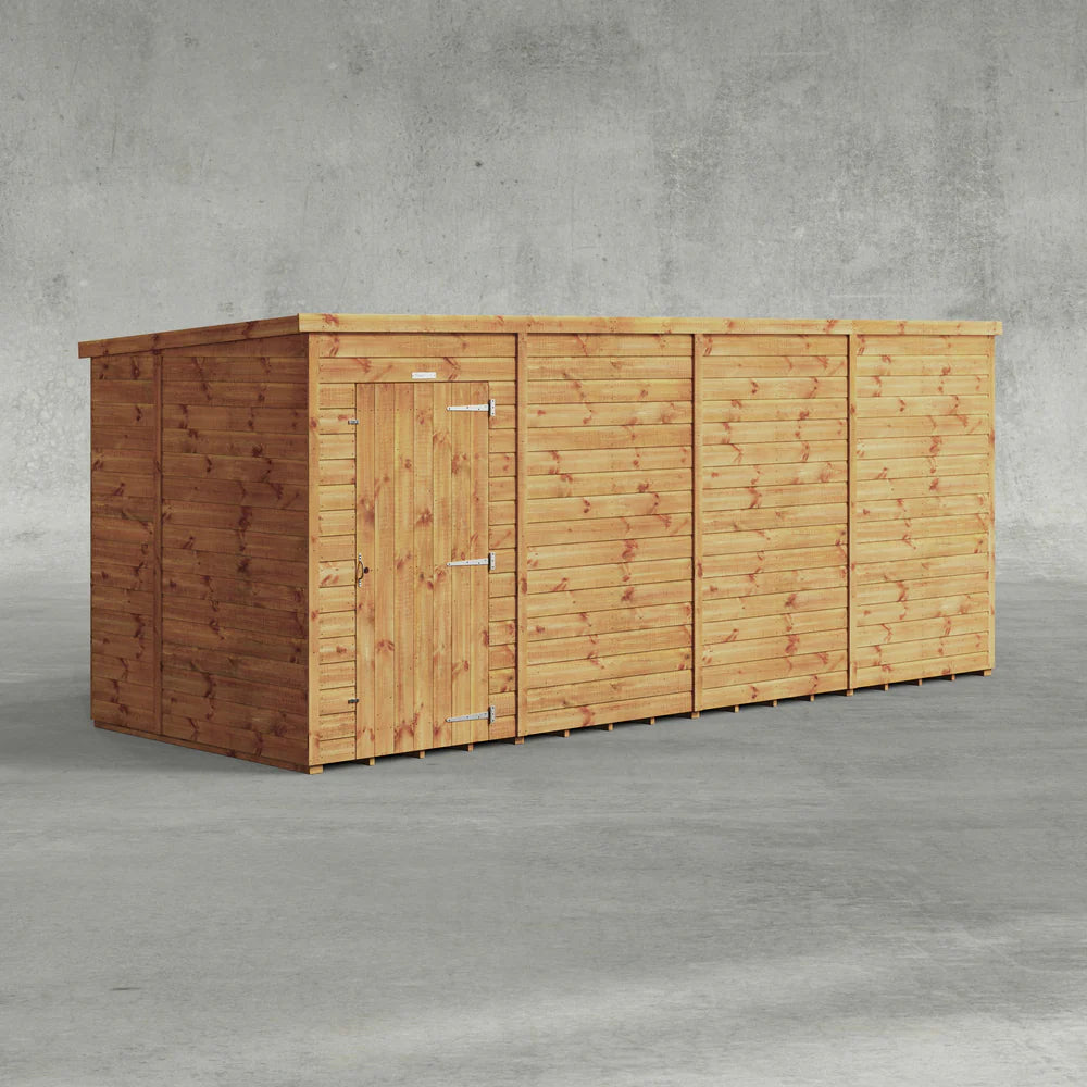 Power Shiplap Pent Sheds