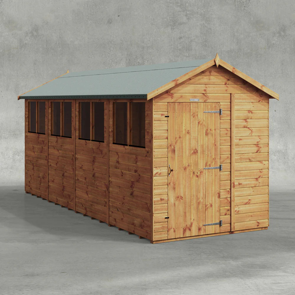 Power Shiplap Apex Shed