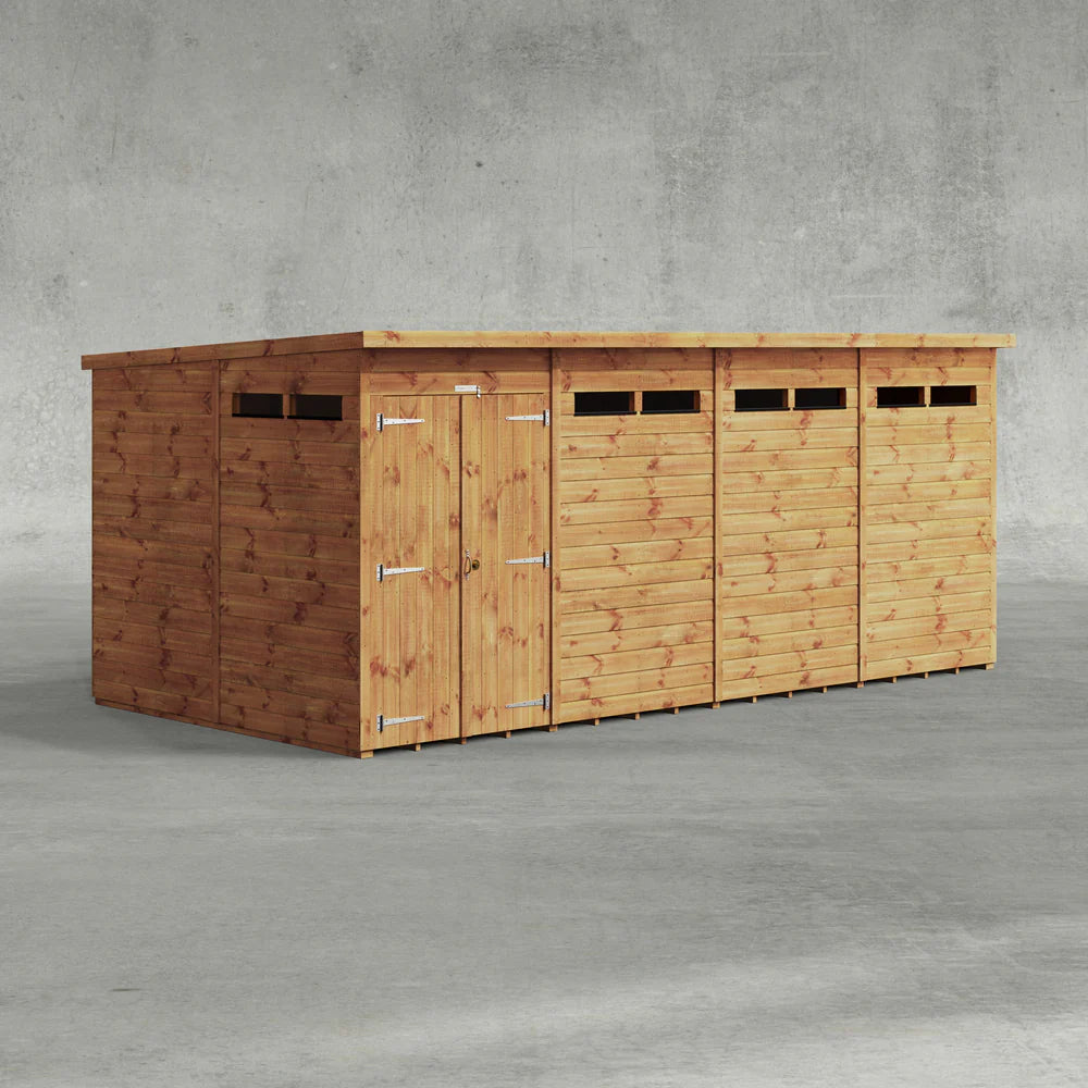 Power Security Pent Shed