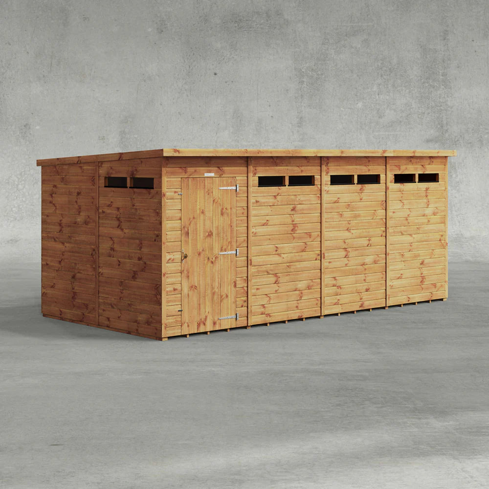 Power Security Pent Shed