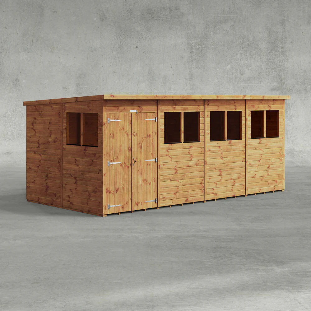 Power Shiplap Pent Sheds