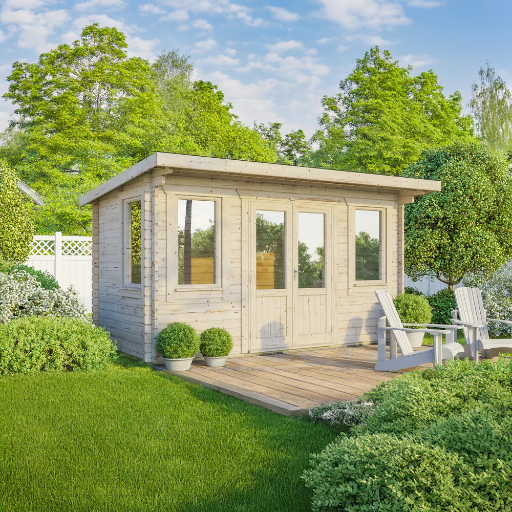 Power Pent Classic Log Cabin - 44mm