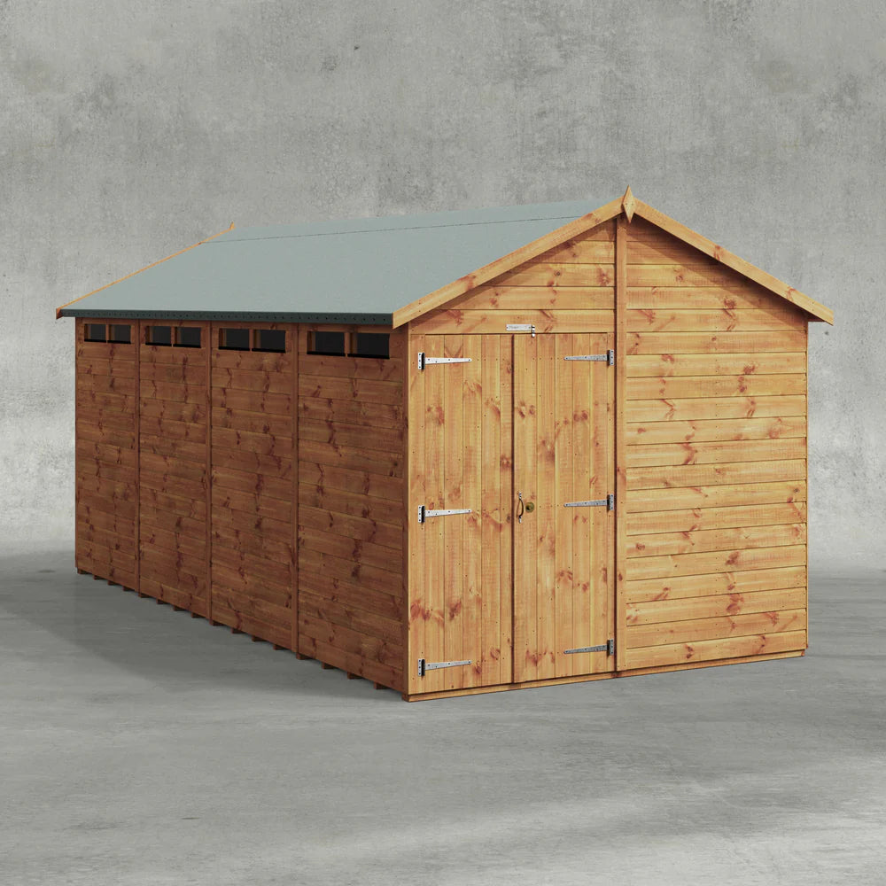 Power Security Apex Shed