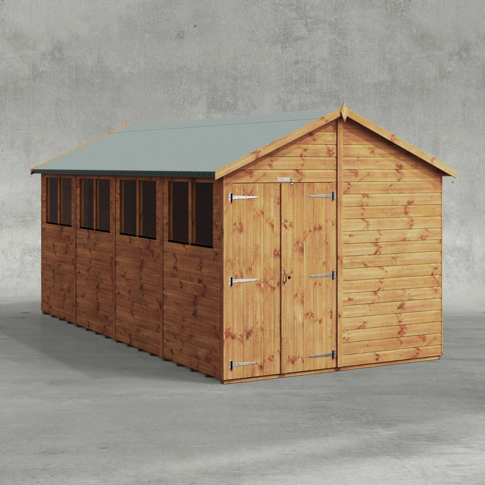 Power Shiplap Apex Shed