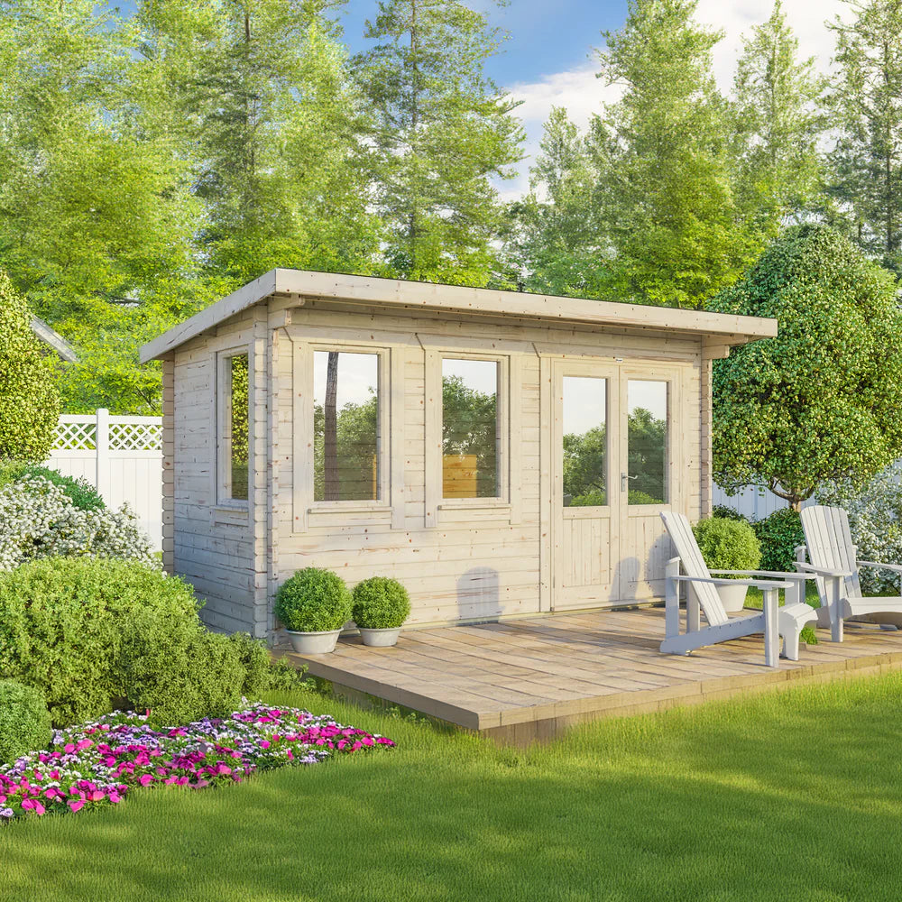 Power Pent Classic Log Cabin - 44mm