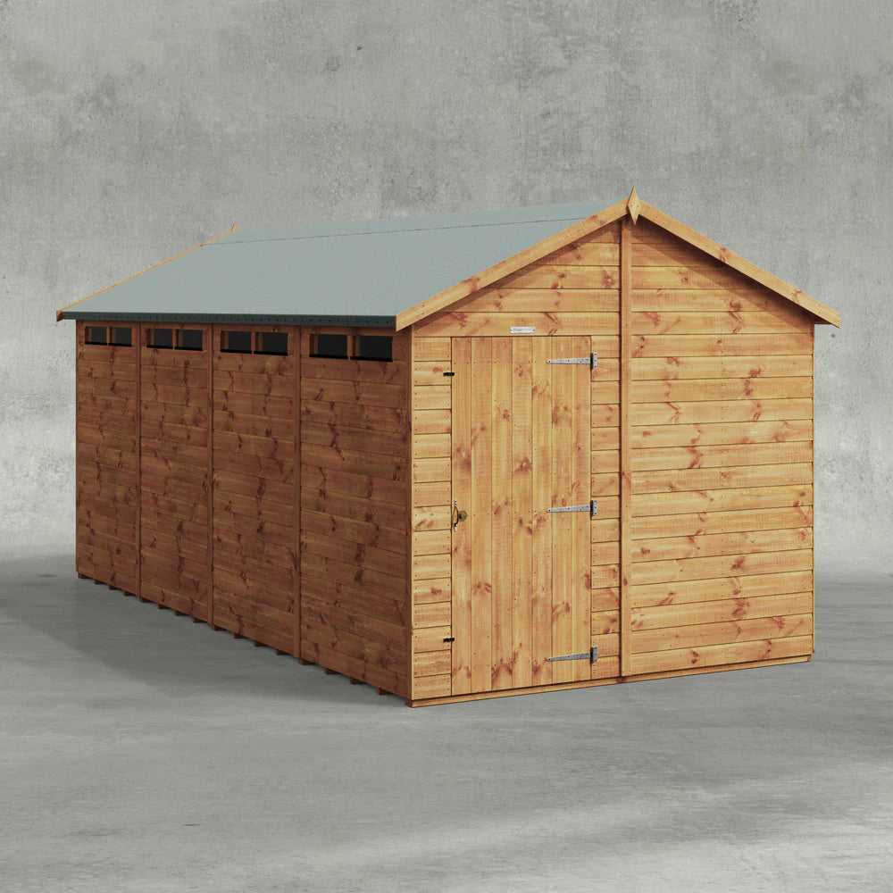 Power Security Apex Shed