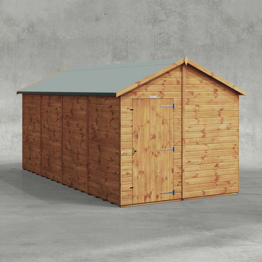 Power Shiplap Apex Shed