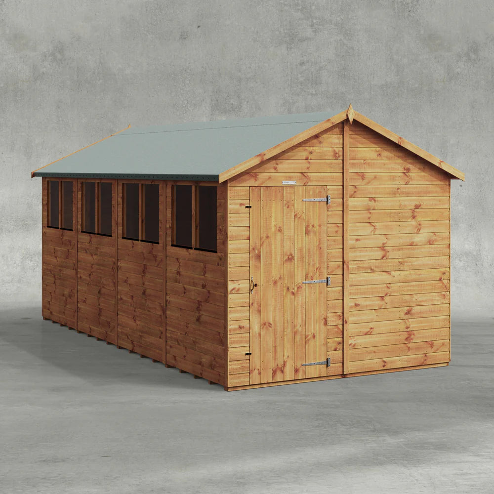 Power Shiplap Apex Shed