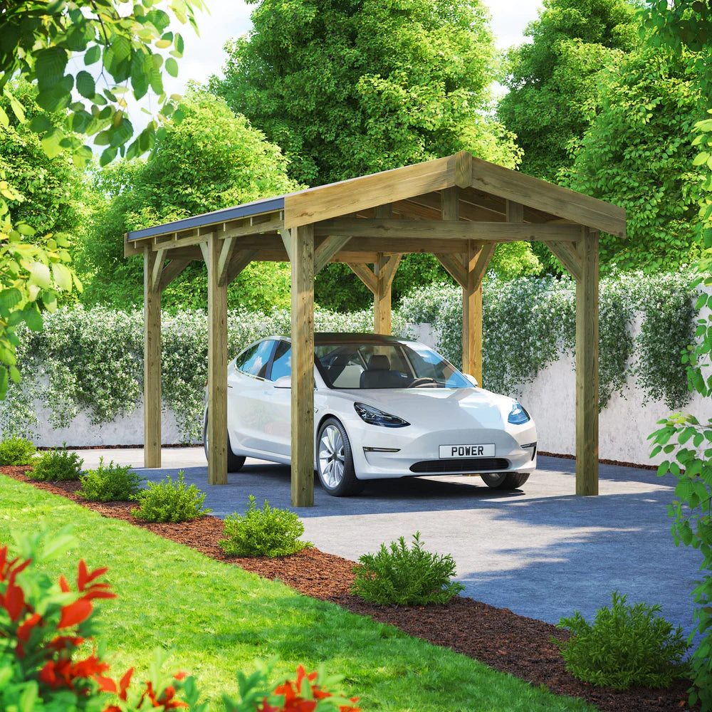 Apex Garden Gazebo – Timber Apex Roof Gazebo