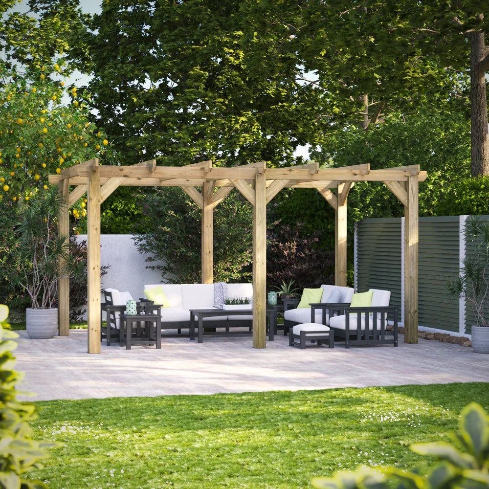 Timber Garden Pergola – Outdoor Garden Structure