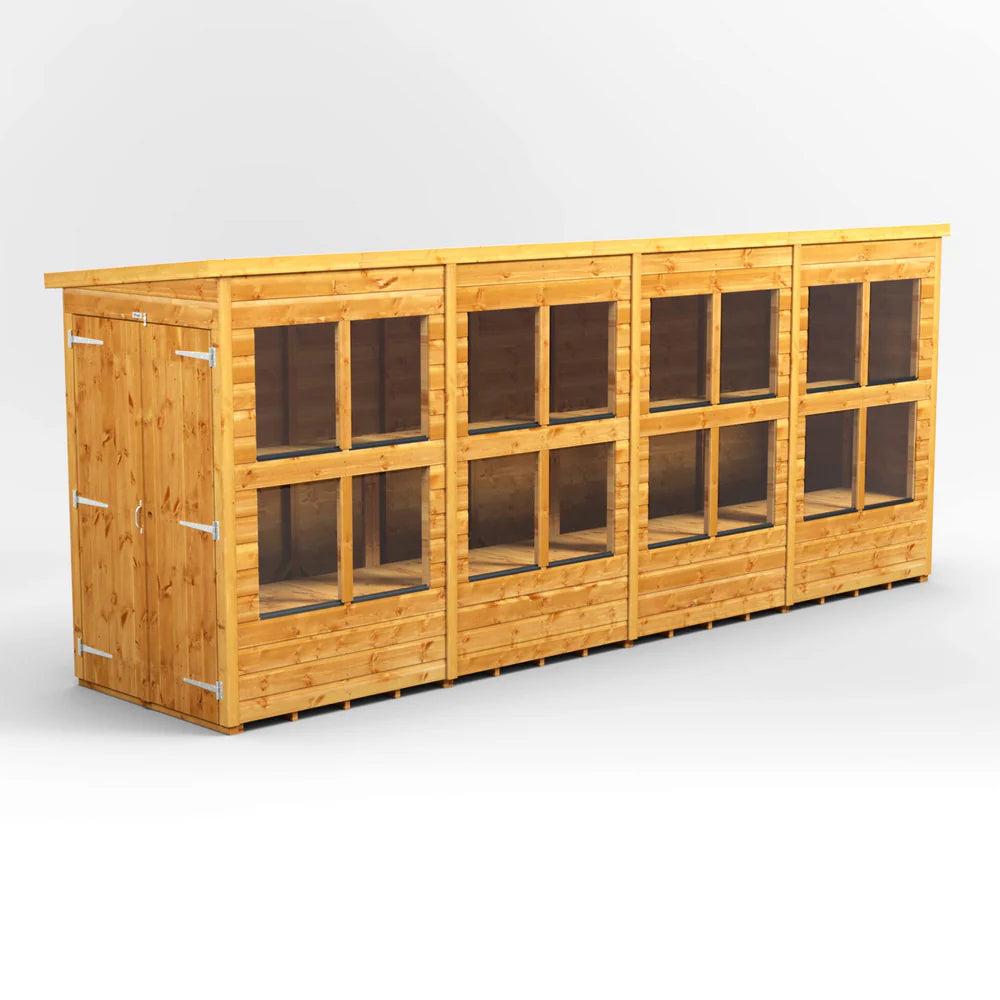 Power Pent Potting Shed