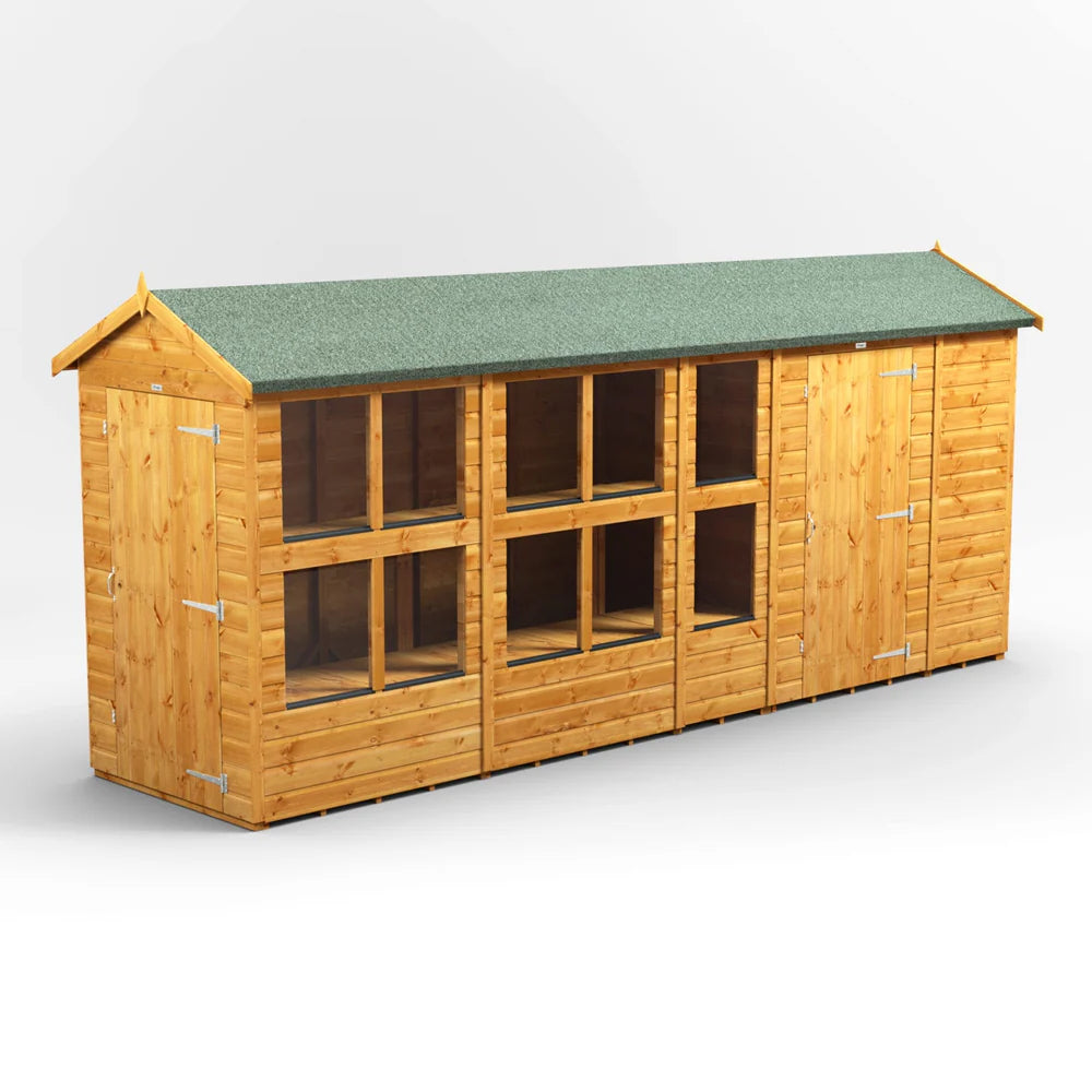 Power Apex Potting Shed Combi (includes Side Store)