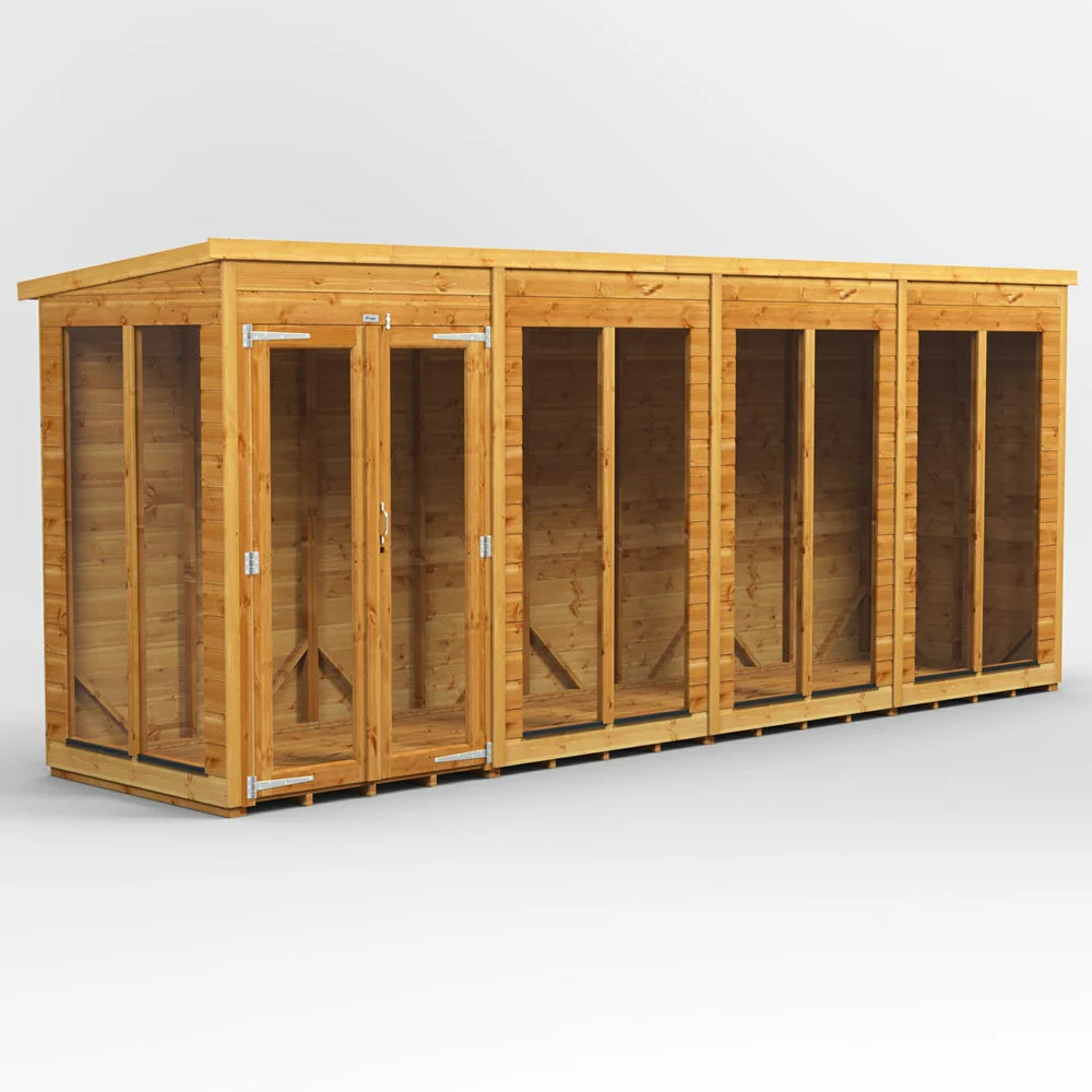 Power Pent Summerhouse Shed