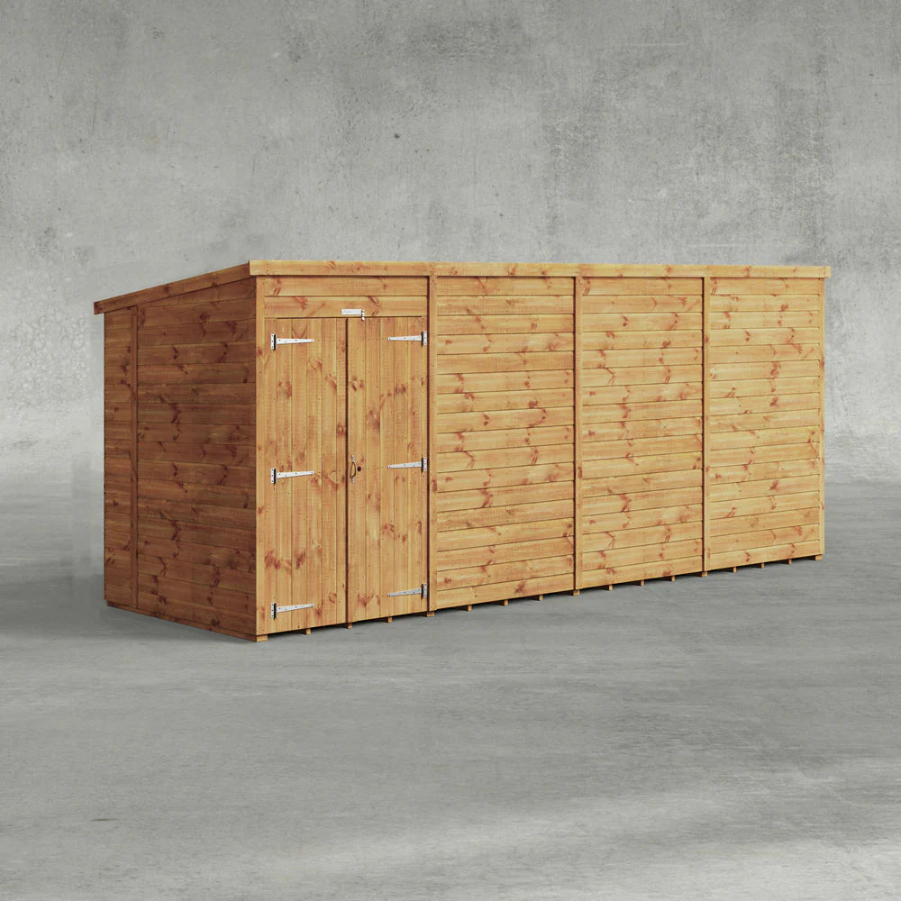 Power Shiplap Pent Sheds