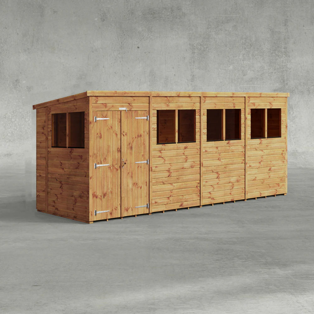 Power Shiplap Pent Sheds
