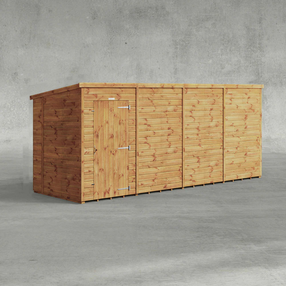 Power Shiplap Pent Sheds